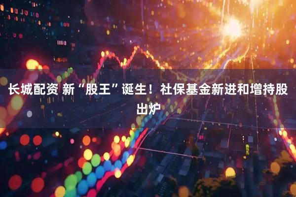 长城配资 新“股王”诞生！社保基金新进和增持股出炉