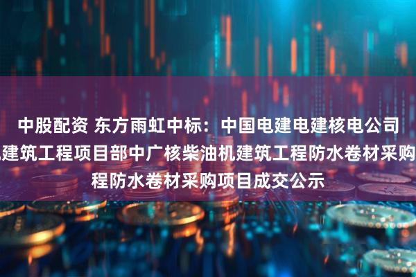 中股配资 东方雨虹中标：中国电建电建核电公司中广核柴油机建筑工程项目部中广核柴油机建筑工程防水卷材采购项目成交公示
