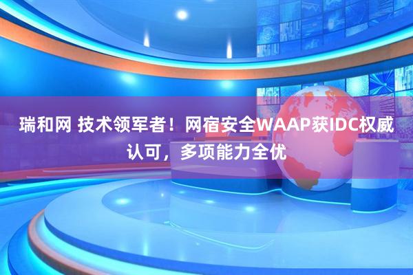 瑞和网 技术领军者！网宿安全WAAP获IDC权威认可，多项能力全优